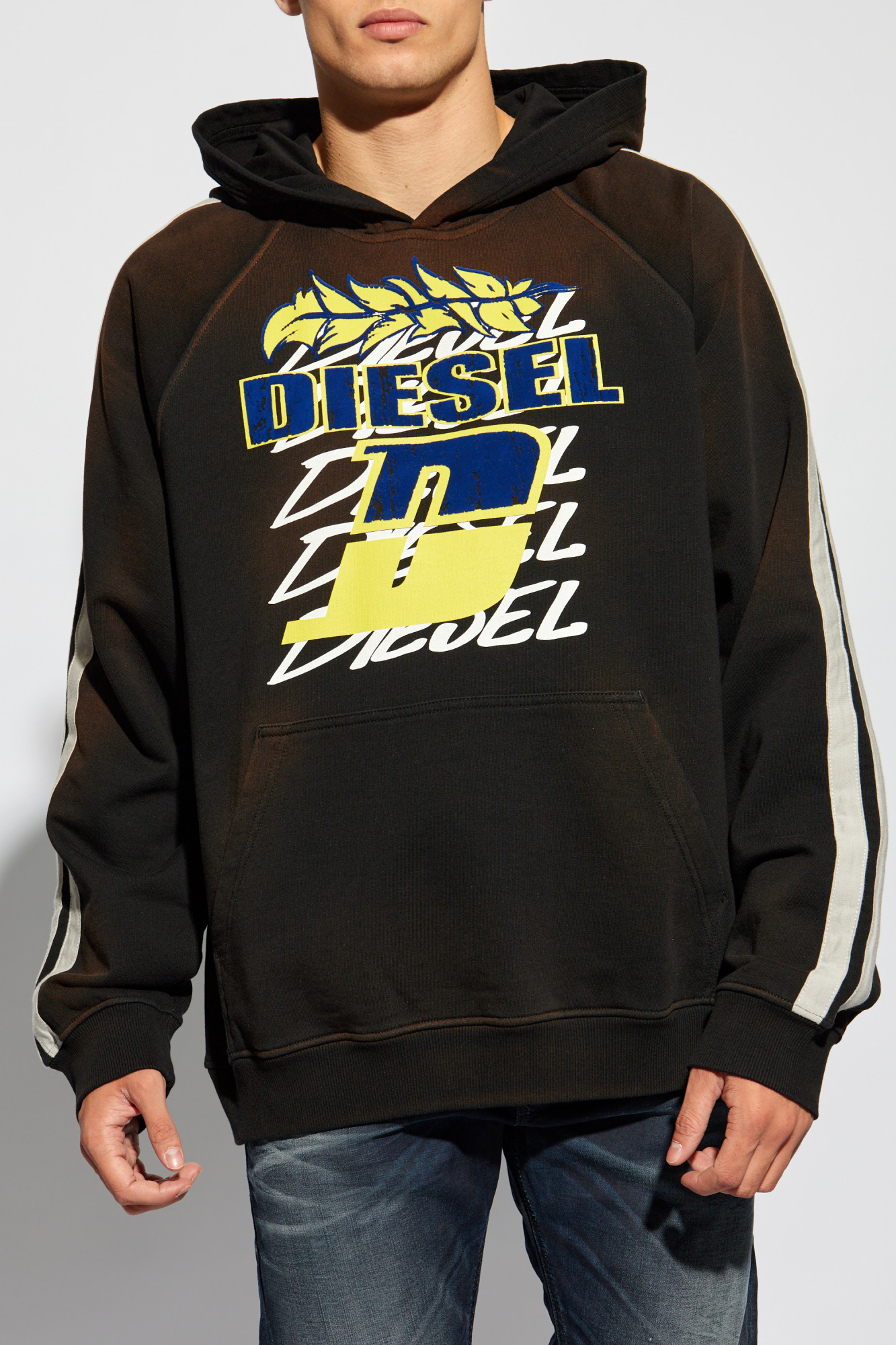 【DIESEL】S-Roxt-Hood-Stripe Diesel Sweatshirt `S-ROXT-HOOD-STRIPE` | Men's Clothing | Vitkac